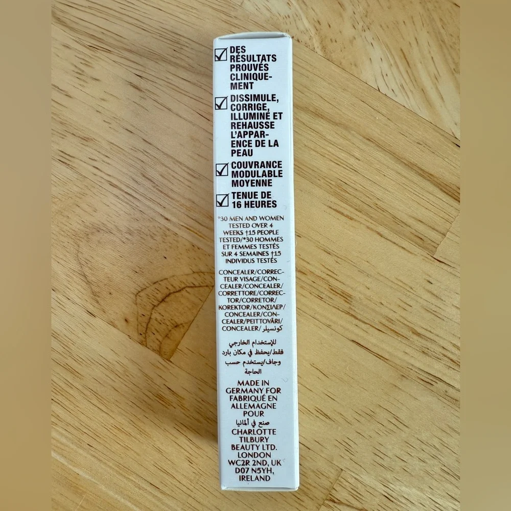 NWT NIB Charlotte Tilbury Beautiful Skin Concealer (13 Deep)